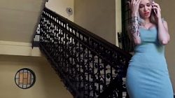 Blonde Russian teen Arteya Dee brutally fucked by landlord