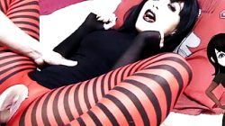 Goth Teen Blowjob and hot Sex – Mavis Cosplay