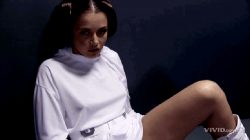 Tori Black Princess Leia cosplay masterbation GIF